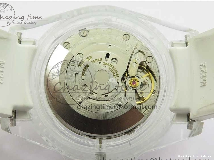 AAA Replica Watches Strap Fruit 3AF FreshLook 2620 Blue Submariner Phantomlab Rubber Transparent Dial Best Edition VR on White 1219